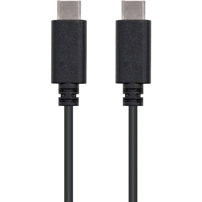 Nanocable Cable USB 2.0 USB-C a USB-C, 1m, Negro